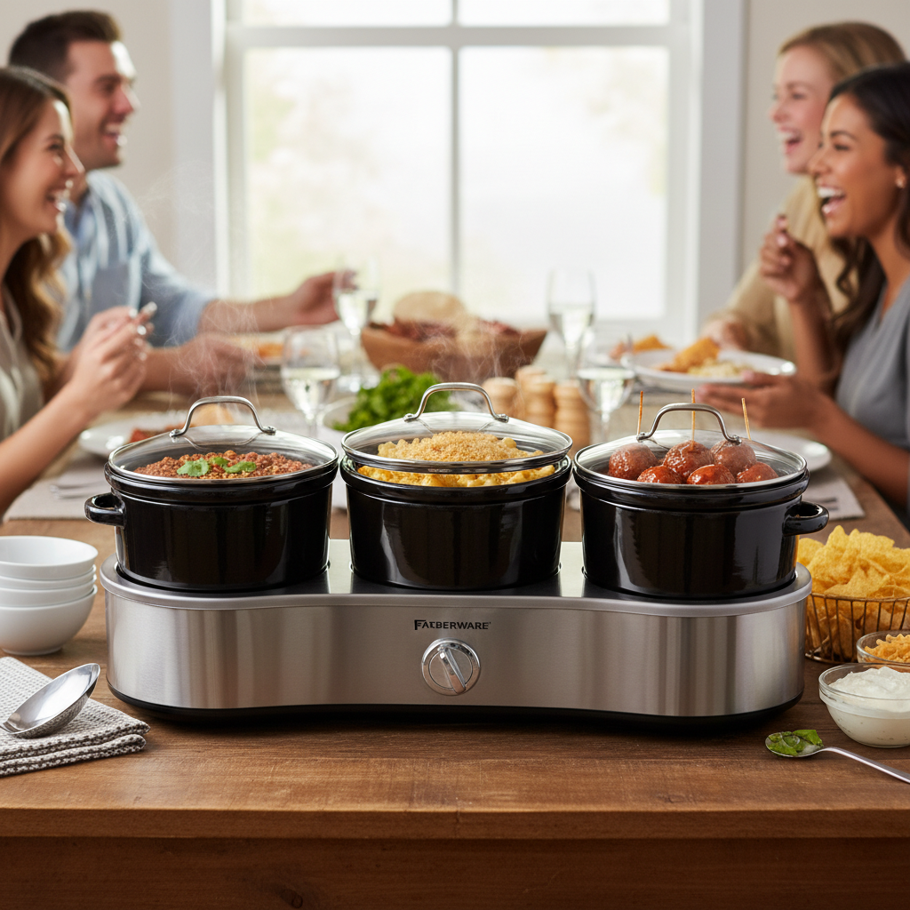 Farberware 2.5Qt Triple Slow Cooker Review: The Ultimate Party Companion