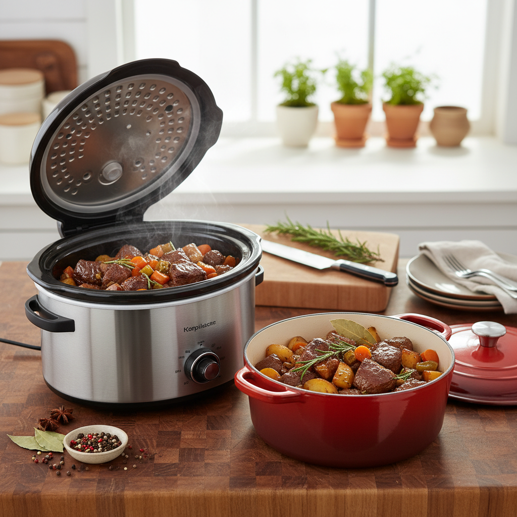 Slow Cooker vs. Dutch Oven Braising: Unraveling the Culinary Showdown