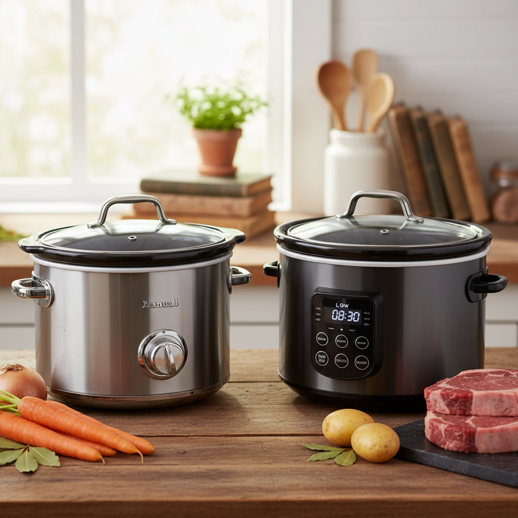Manual vs. Digital Slow Cooker: Which One Lasts Longer on Your Countertop?