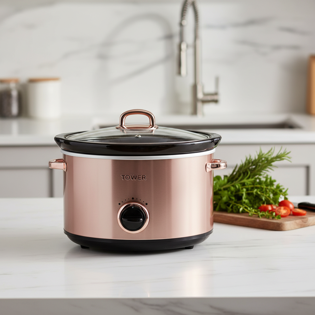 Tower Infinity Slow Cooker Rose Gold Review: Elegance Meets Everyday Cooking
